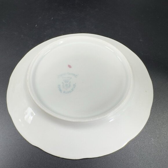 Royal Rudolstadt Prussia Porcelain Hand Painted Dish Plate Antique 6inch Set 2 - Picture 10 of 12